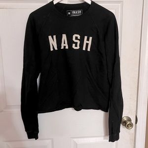 The Nash Collection | Black “Nash” Long Sleeve Sweatshirt - Sz M